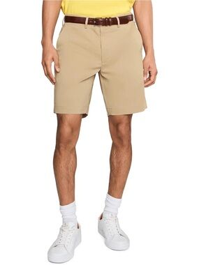 Polo Ralph Lauren Performance Stretch Woven Khaki Shorts Size 38 Golf Hiking